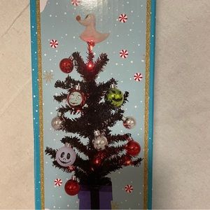 Disney Nightmare Before Christmas Tree Light Up Decorated with Movie Characters